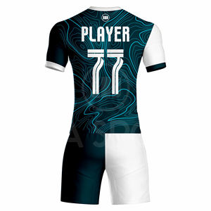 Uniforme de Fútbol de Secado Rápido 2026, Jersey de Fútbol Personalizado con Nombre del Jugador, Manga Corta, Transpirable para Verano, Producción en Masa OEM de Fábrica - Product Image 3