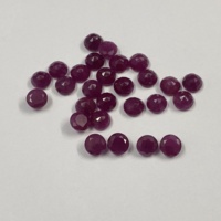 Acheter Original Indien Rubis Rose Naturel 2mm-8mm Rond Faceted Cut AAA Grade Handmade Inde Astrological Certified Loose Gemstones