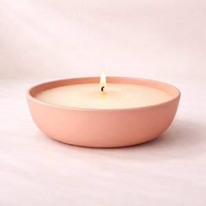 Vase à bougie en céramique couleur terre, bol profond à paroi épaisse, résistant à la chaleur, finition mate lisse, mèche unique, luxe, réutilisable, décoration intérieure - Product Image 2