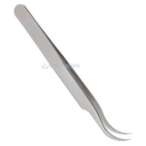 Pinces à cils personnalisées avec logo pour une application professionnelle des cils, pinces à cils en acier inoxydable en gros pour une utilisation en salon de beauté - Product Image 6