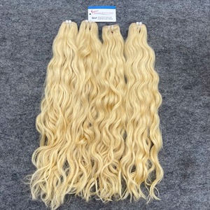 ผมแท้เวียดนามเกรดพรีเมียม 613 สีบลอนด์ แบบ Remy  ทอสองชั้น  ลอนธรรมชาติ นุ่มลื่น เงางาม - Product Image 6