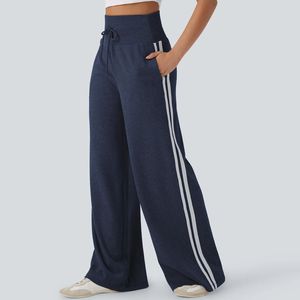 Pantalon homme coupe droite taille haute - 100% toile de coton respirante, taille élastique, coupe droite, décontracté, automne - Product Image 2