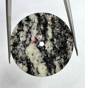 Natural <b>Black</b> Dendritic Agate <b>Watch</b> Dial Round Gemstone Dial with 2 mm Center Hole Custom Stone <b>Watch</b> Face Parts 1 mm thickness - Product Image 4