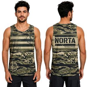 Camiseta Deportiva de Malla Interlock de Poliéster de 220 GSM con Estampado Geométrico Sublimado en Neón, Transpirable y de Alto Rendimiento para Hombre - Product Image 5