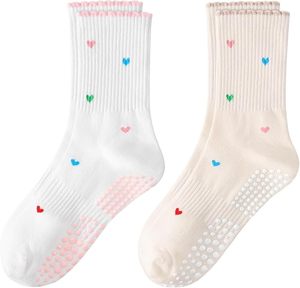 Embroidered <b>socks</b>, anti-slip <b>socks</b>, <b>grip</b> <b>socks</b> are yoga <b>socks</b> and Pilates <b>socks</b> for women Ankle <b>socks</b> - Product Image 1