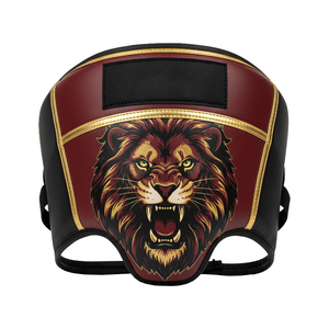 Protège-entrejambe en cuir PU imprimé lion, le plus vendu, pour la boxe, le MMA et le kickboxing – Équipement de protection pour toutes les saisons - Product Image 1