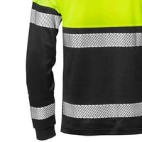 Camisa de Seguridad Reflectante de Alta Visibilidad Personalizada 2025, Transpirable, de Poliéster, Manga Larga, para Hombre, Ropa de Trabajo para Exteriores