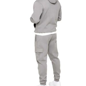 ชุดวอร์มฤดูหนาวดีไซน์ใหม่แบบยูนิเซ็กซ์ สไตล์ลำลองสตรีทแวร์ ชุด 2 ชิ้น ระบายอากาศ กันลม พิมพ์ลายสไตล์แอซิดวอช ผ้าฝ้ายพรีเมียม - Product Image 2