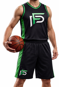 Maillot d'entraînement de basketball respirant et durable, personnalisable avec le nom de l'équipe, directement de l'usine OEM - Product Image 1