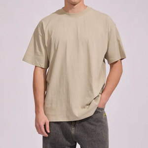 Camiseta Ecológica de Punto 100% Algodón para Verano, 220 g/m², Transpirable, Corte Holgado, Diseño de Paneles con Patrón, Personalizable - Product Image 5
