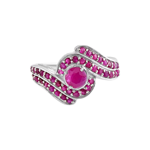 แหวนทับทิมเงินแท้ 92.5 รุ่น KLSR-10678 - Product Image 1