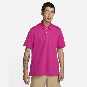 Polo Deportivo de Manga Corta, Corte Regular, Color Sólido, con Logotipo Serigrafiado y Sublimado, para Golf, para Hombre - Product Image 1