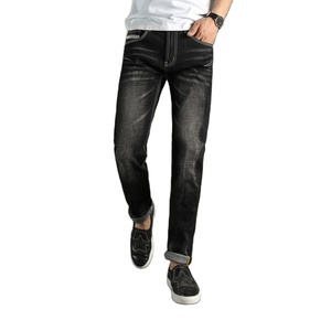 Pantalones vaqueros para hombre, Jeans de algodón/licra, diseño personalizado de primera calidad, a la moda, precio barato, venta al por mayor - Product Image 1