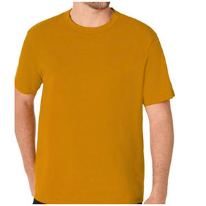 T-shirt personnalisé pour homme avec logo, 100 % coton, coupe classique, streetwear, tee-shirt vierge, col rond, décontracté, mode estivale, manches courtes, tissu épais - Product Image 5