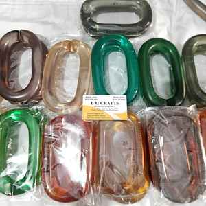 Cadena de Resina Transparente y de Colores para Decoración de Paredes, Eslabones de Cadena Modernos, Hermosas Cadenas Coloridas Removibles para Año Nuevo - Product Image 3