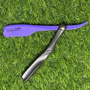 Professional Straight Barber Pinch Razors Face Shaving Plastic Handle Manual Folding Hair Shaving Razor Cut Throat Salon - Product Image 3