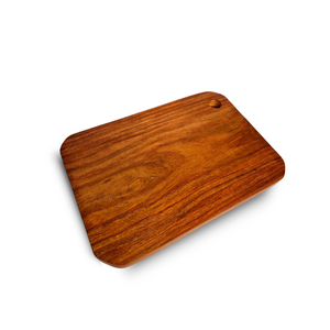 Planche à découper et plateau de service en bois d'acacia massif de qualité supérieure |   Écologique, compatible lave-vaisselle, épaisseur 2 cm |   pour légumes, fruits, fromages - Product Image 4