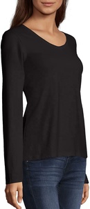 เสื้อยืดแขนยาวแฟชั่นสำหรับผู้หญิง,เสื้อยืดส่วนตัวเสื้อยืดลำลองผ้าฝ้ายทำตามสั่งสำหรับฤดูร้อน - Product Image 4