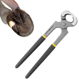 Juego de herramientas para herrador de caballos: Alicates para pezuñas, lima, escofina, cortador de pezuñas. Productos y accesorios para el cuidado de caballos, cabras y vacas. - Product Image 1
