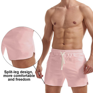 Shorts de sport pour hommes en molleton de coton tricoté 2026, personnalisables avec logo, pour hommes, garçons, motards et joggeurs - Product Image 5