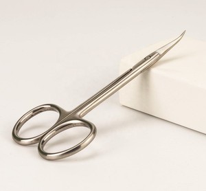 Durable Ceramic Handled Manicure <b>Tool</b> with Custom Logo Right-Handed Curved Stainless Steel Blades for Cuticle Care - Product Image 1