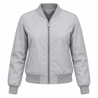 Nouvelle conception de vestes bomber de sport courtes, vestes bomber personnalisées OEM, veste bomber pour femmes de haute qualité, imperméable