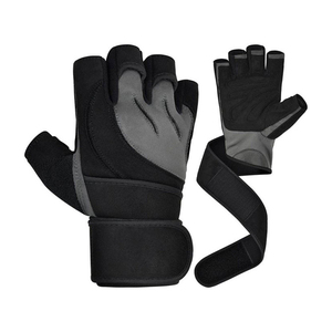 Guantes de Gimnasio Flexibles de Medio Dedo con Malla de Spandex, Antideslizantes, con Acolchado en la Palma, para Entrenamiento con Pesas - Product Image 1