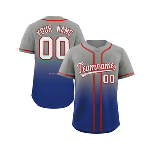 Baseball Jersey Team wear Custom Team Name Uniforms Full Button <b>Athletic</b> 100% Polyester Quick Dry Shirt 2026 sports jersey - Product Image 3