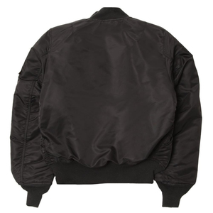Men's Dark Green Bomber Jacket Zipper Closure Stand Collar Casual Windproof Polyester Nylon Shell Regular Fit Autumn Wear - Product Image 3