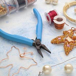 Professional <b>Flat</b> <b>Nose</b> Jewelry Making <b>Pliers</b> Precision Wire Bending Holding and Shaping Tool with Ergonomic Handles - Product Image 6