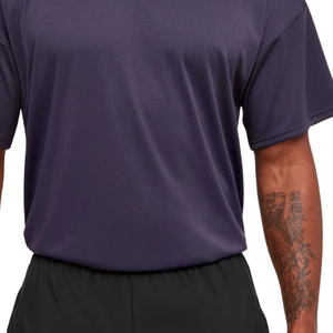 Camiseta Deportiva Extra Grande para Hombre, Transpirable, de Alto Rendimiento, para Entrenamiento Atlético, Ajuste Holgado, Color Morado Medianoche - Product Image 6