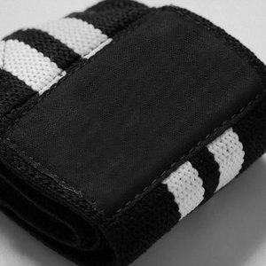 Bandes de poignet respirantes antidérapantes personnalisées avec logo OEM pour la musculation et l'exercice en salle de sport - Product Image 6