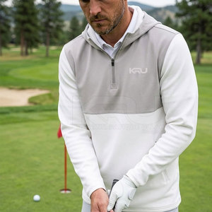 Premium 100% Cotton Performance Winter Golf <b>Hoodie</b> for Men <b>Lightweight</b> Quick Dry Breathable Eco-Friendly Outdoor Sports Training - Product Image 6