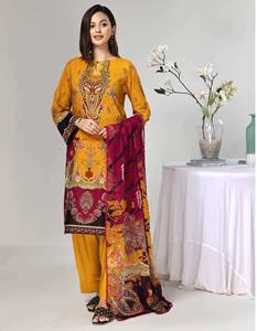 Vestido de estilo indio y paquistaní, traje elegante de manga larga, 3 piezas - Product Image 2