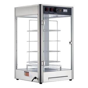 Scaldapizza Commerciale a 4 Livelli con Riscaldamento a Vapore, Capacità 14 Pizze, 86-185 Fahrenheit, Controllo Manuale della Temperatura - Product Image 1