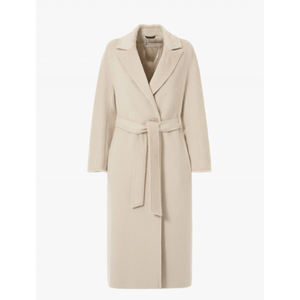 Proveedor de Gabardinas Clásicas Vintage para Mujer |   Abrigo Largo con Cinturón para Mujer, Fabricante Mayorista OEM, 100% Lana Ecológica - Product Image 4