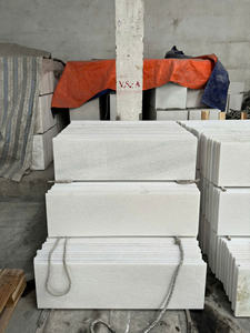 Bloque de Mármol de Calcita Natural Blanco Lechoso Moderno, 24x24, Pulido, Impermeable, Duradero, Ecológico, para Uso en Oficinas, Construcción de Larga Duración - Product Image 2