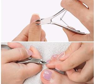 Coupe-ongles professionnel en métal pour pédicure, coupe-ongles original pour ongles incarnés et cuticules, couleur or - Product Image 4