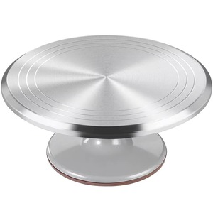 Industry Trending Customizable Round <b>Marble</b> Cake Stand with Metal Handle Classic Design for Party Display - Product Image 5