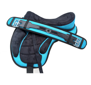 Silla de Montar Inglesa Freemax Blue Treeless, Ligera y Flexible, para Entrenamiento de Equitación - Product Image 1