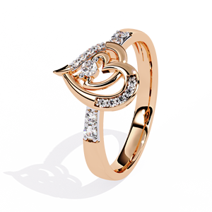 Bague en or 10 carats avec diamant rond de laboratoire de précision |   Certifié IGI, élégant pour un usage quotidien, avec un feu et une clarté impressionnants - Product Image 3