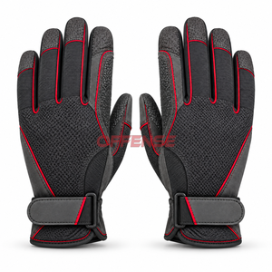 Gants d'équitation confortables avec panneaux flexibles, fermetures sécurisées au poignet et paumes durables pour les cavaliers amateurs. - Product Image 4