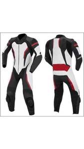 Traje de Motocicleta de Cuero, Spandex/Poliéster, Estampado, Transpirable, Equipo de Carreras, Traje de Motociclismo Protector y Duradero para Unisex - Product Image 4