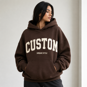Winter Trendy Custom Pastel Tie-Dye <b>Drop</b> Shoulder Hoodie Oversized Heavyweight Cotton Unisex Hoodies <b>Back</b> Lettering Print Tops - Product Image 4