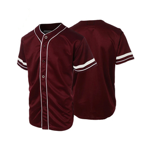 Vêtements de baseball personnalisés en gros pour jeunes hommes, maillots de baseball sublimés pour jeunes, maillots de softball, col en V - Product Image 1