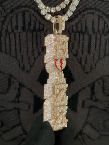 Amuleto de Letra Personalizado de Lujo en Oro Sólido Real con Diamante Natural, Joyería Fina, Amuleto con Inicial del Alfabeto, Chapado en Oro para Mujer, Corte Brillante - Product Image 4