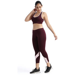 Conjuntos Deportivos Personalizados para Mujer, Ropa Deportiva Ajustada, Ropa de Yoga, Cómoda, Sin Costuras, con Logotipo Frontal, Traje de Yoga - Product Image 4