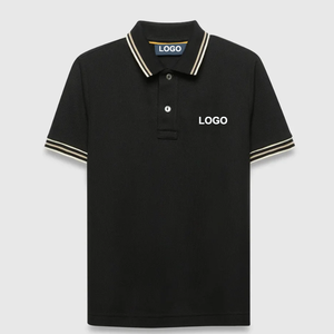 เสื้อโปโลแขนสั้นสีเขียวผ้าฝ้ายสำหรับเด็กนักเรียนชายพร้อมโลโก้สำหรับชุดนักเรียน - Product Image 6