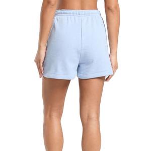 Pantalones Cortos Deportivos Casuales de Cintura Alta Elástica para Mujer, 100% Algodón, Felpa Ecológica, para Gimnasio, Entrenamiento, Running - Product Image 3