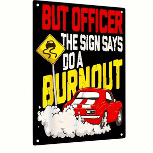 Insegna vintage retrò in alluminio da 12x8 pollici per garage o man cave (CIFbuy) - Product Image 1